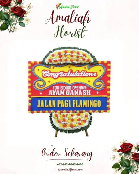 Sewa Papan Bunga Payung Sekaki